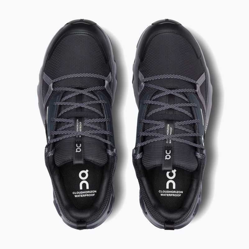 Women's On Cloudhorizon Waterproof black/eclipse shoes 12