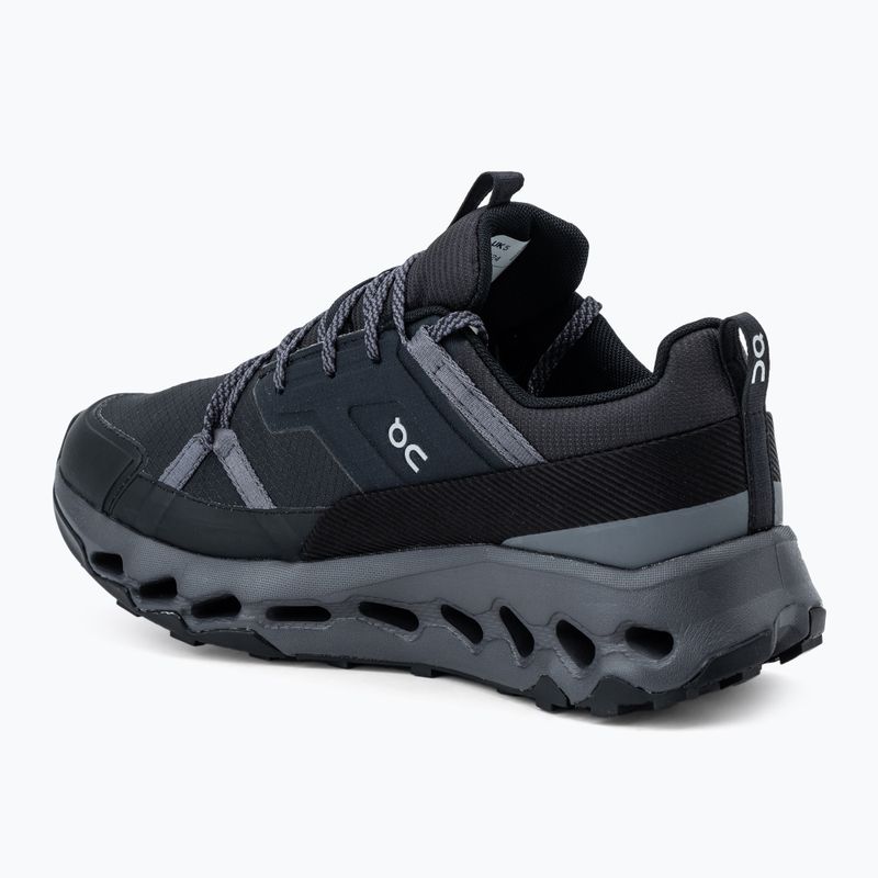 Women's On Running Cloudhorizon Waterproof black/eclipse shoes 3