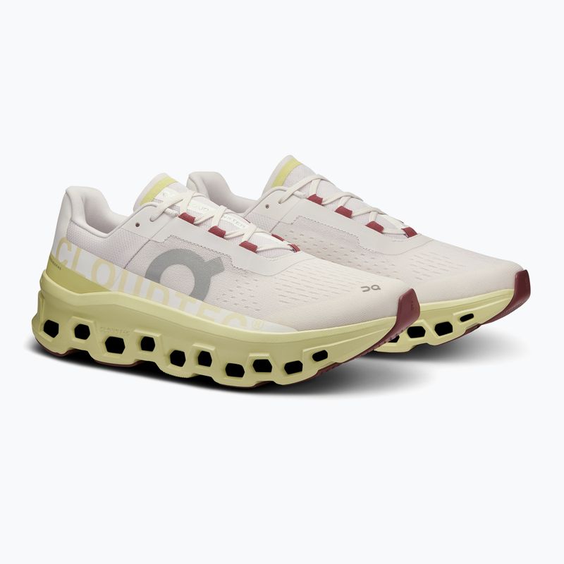 Men's On Cloudmonster frost/acacia running shoes 10