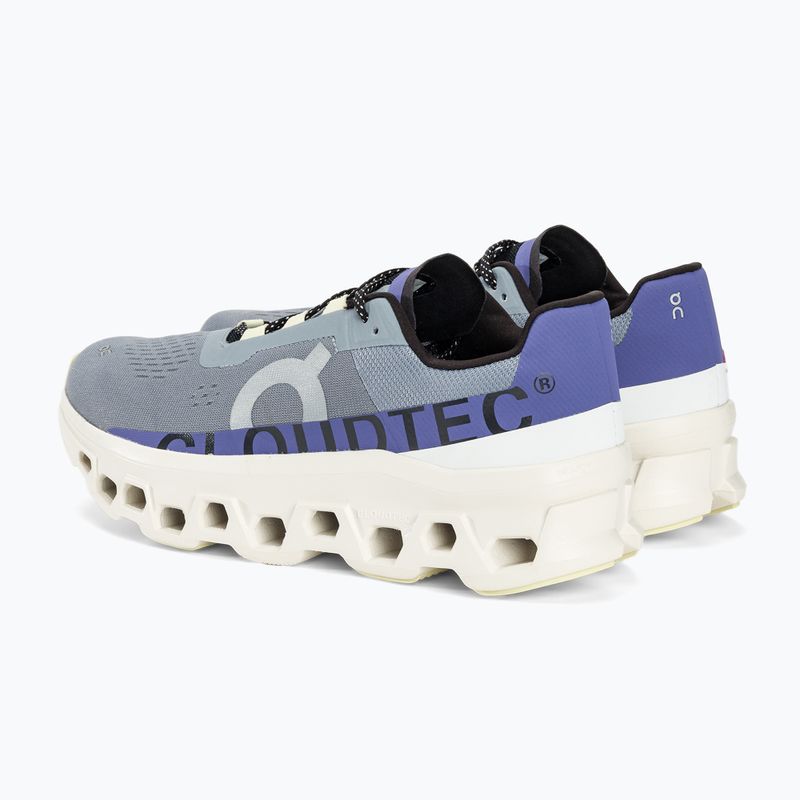 Men's On Cloudmonster mist/blueberry running shoes 3