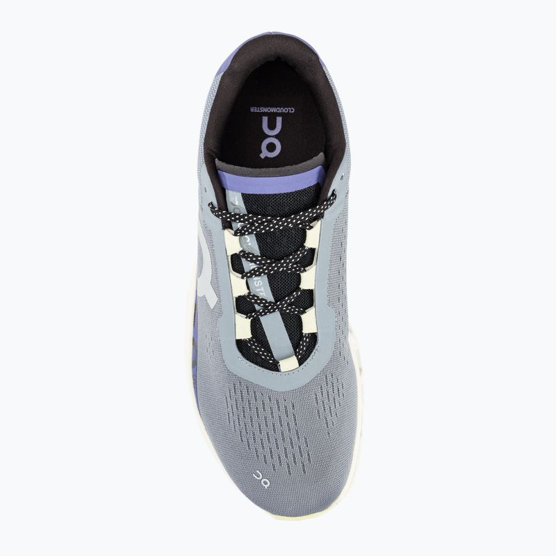 Men's On Cloudmonster mist/blueberry running shoes 6