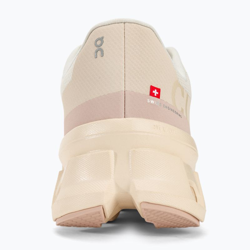 Women's On Running Cloudmonster moon/fawn running shoes 7