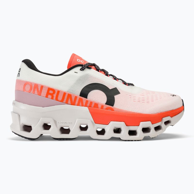Men's On Cloudmonster 2 undyed/flame running shoes 2