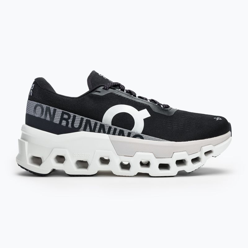 Women's On Cloudmonster 2 black/frost running shoes 2