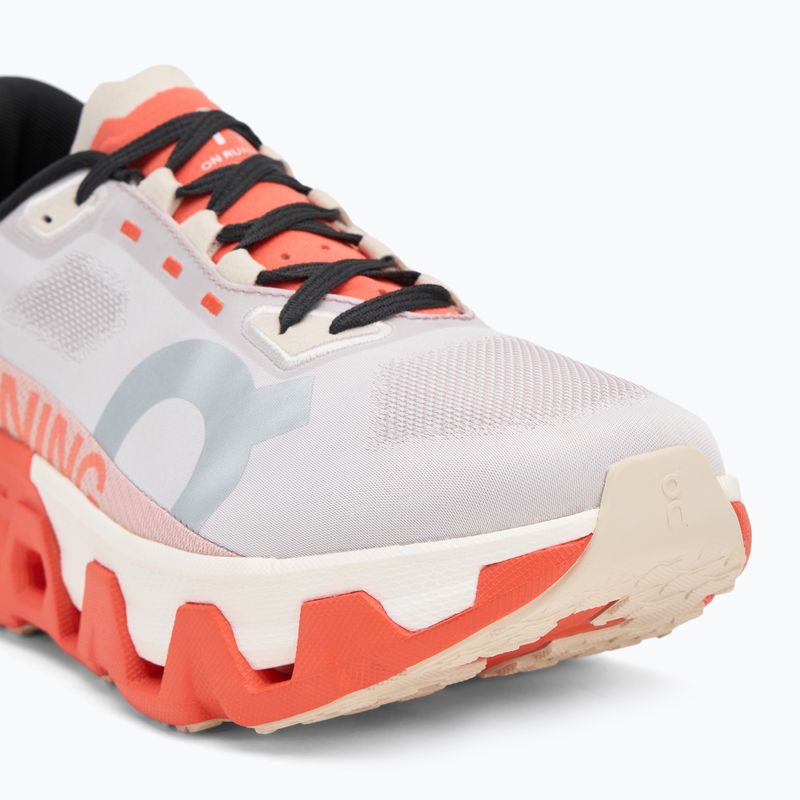 Men's On Cloudmonster Hyper mauve/flame running shoes 7