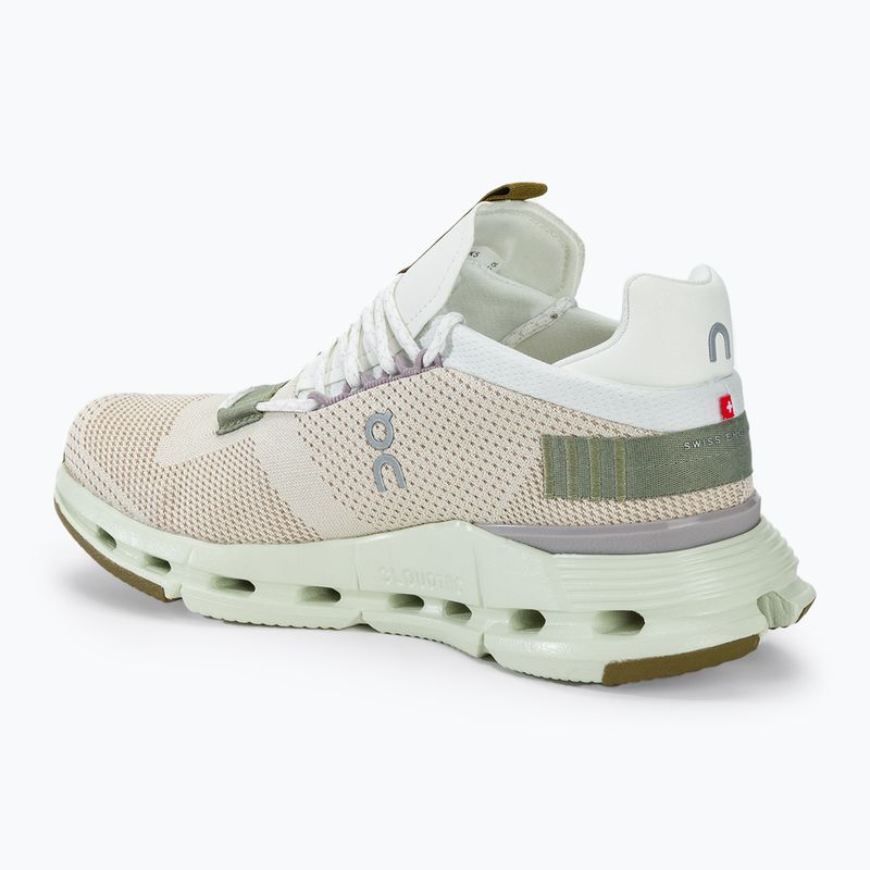 Women's On Cloudnova moon/aloe running shoes 3