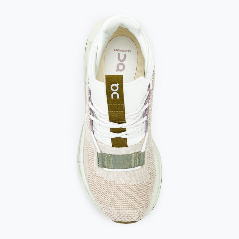 Women's On Cloudnova moon/aloe running shoes 5