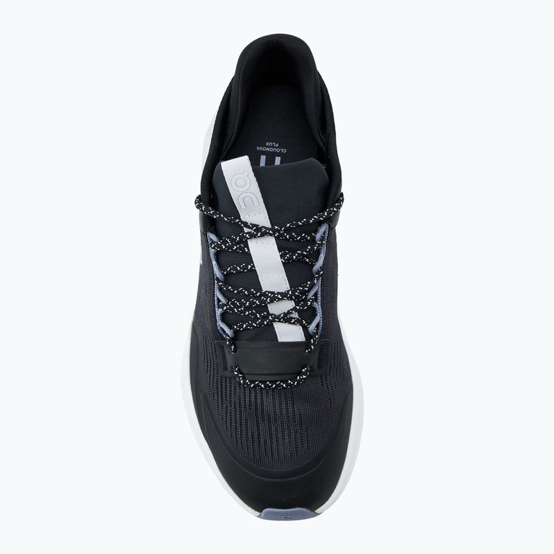 Women's On Running Cloudnova Flux undyed black/feather running shoes 5