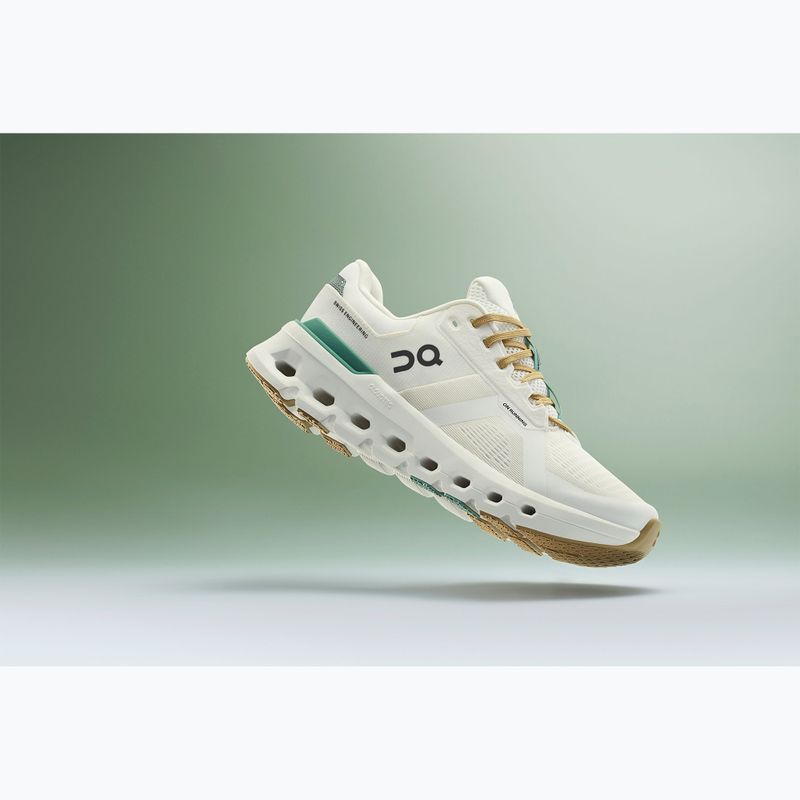 Men's On Running Cloudrunner 2 undyed/green running shoes 4