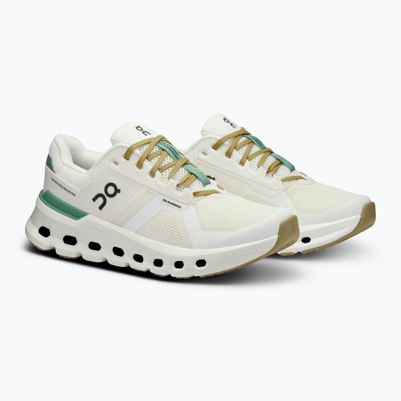 Women's On Cloudrunner 2 undyed/green running shoes 8