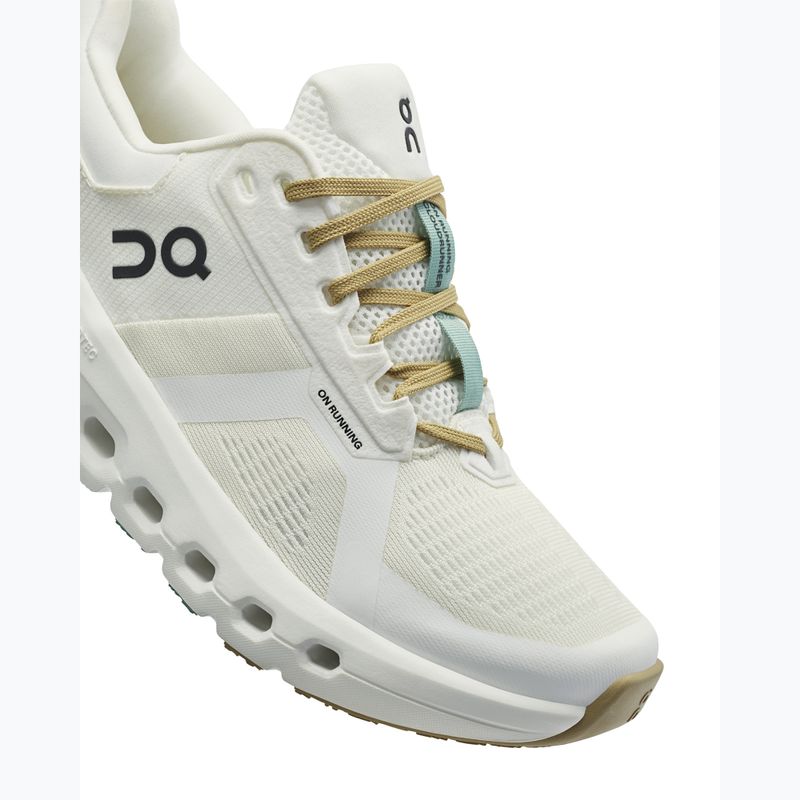 Women's On Cloudrunner 2 undyed/green running shoes 14