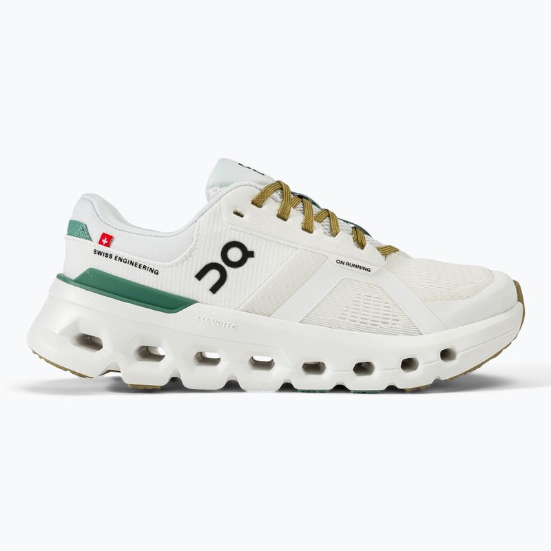 Women's On Cloudrunner 2 undyed/green running shoes 2