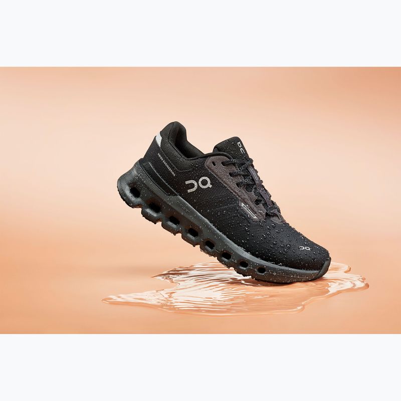 Men's On Running Cloudrunner 2 Waterproof magnet/black running shoes 8