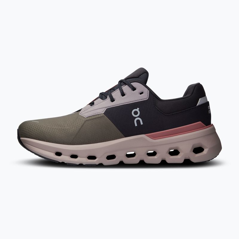 Men's On Running Cloudrunner 2 Waterproof olive/mahogany running shoes 3