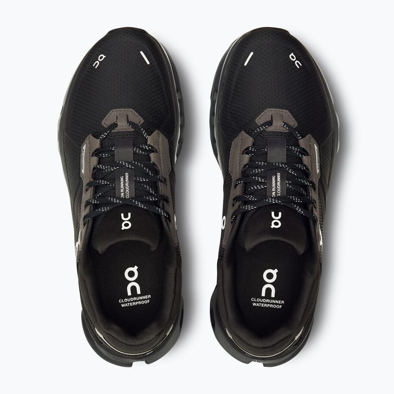 Women's running shoes On Cloudrunner 2 Waterproof magnet/black 13
