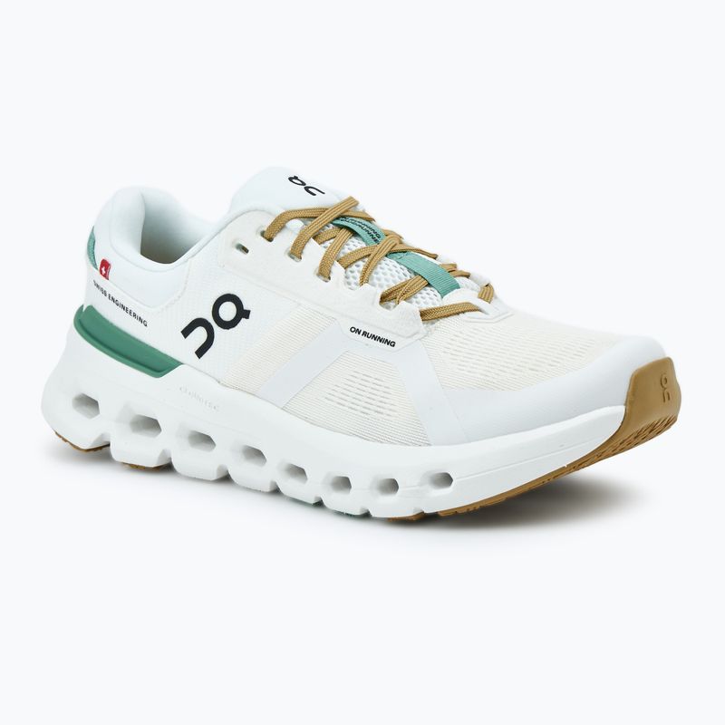 Women's On Running Cloudrunner 2 Wide undyed/green running shoes