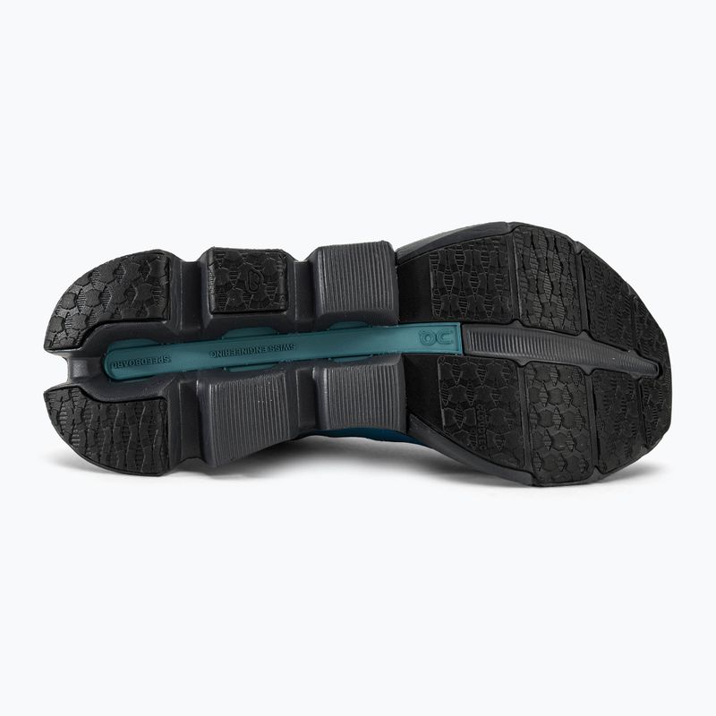 Women's On Cloudspark black/blueberry running shoes 4