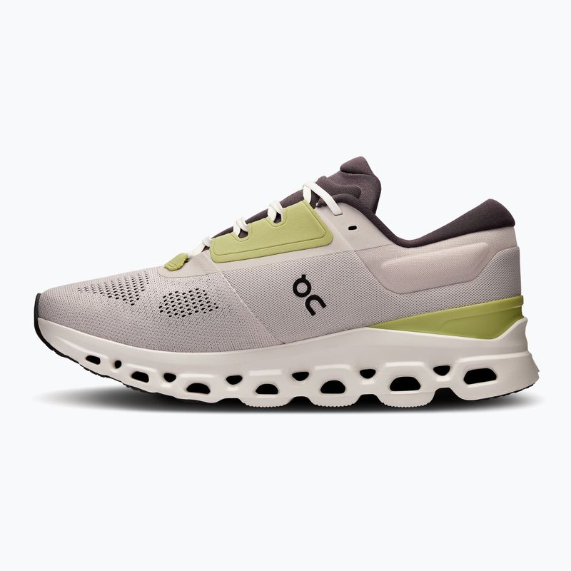 Men's On Running Cloudstratus 3 pearl/ivory running shoes 10