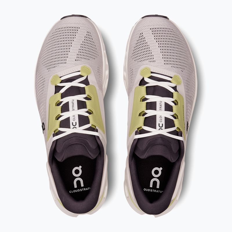 Men's On Cloudstratus 3 pearl/ivory running shoes 13