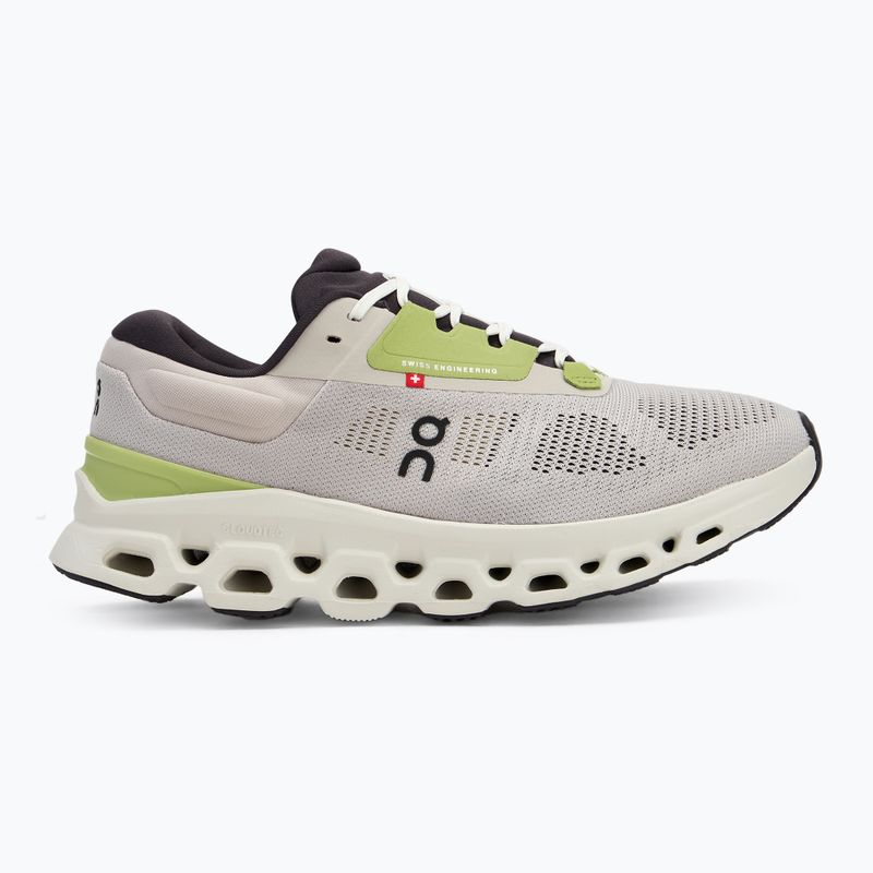 Men's On Running Cloudstratus 3 pearl/ivory running shoes 2