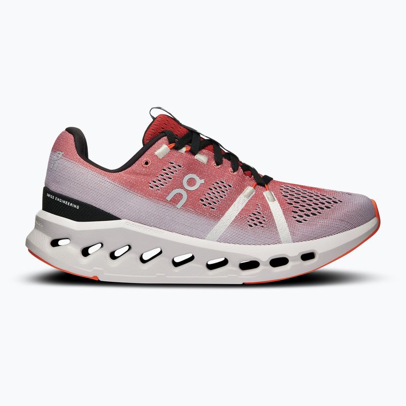 Women's On Running Cloudsurfer auburn/frost running shoes 9