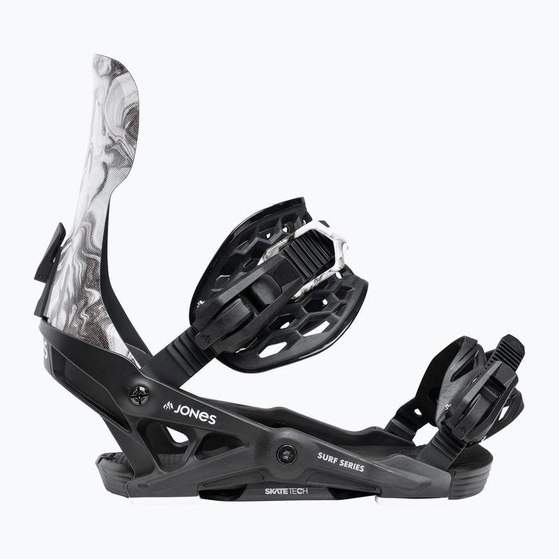 Men's snowboard bindings Jones Meteorite surf series black 2