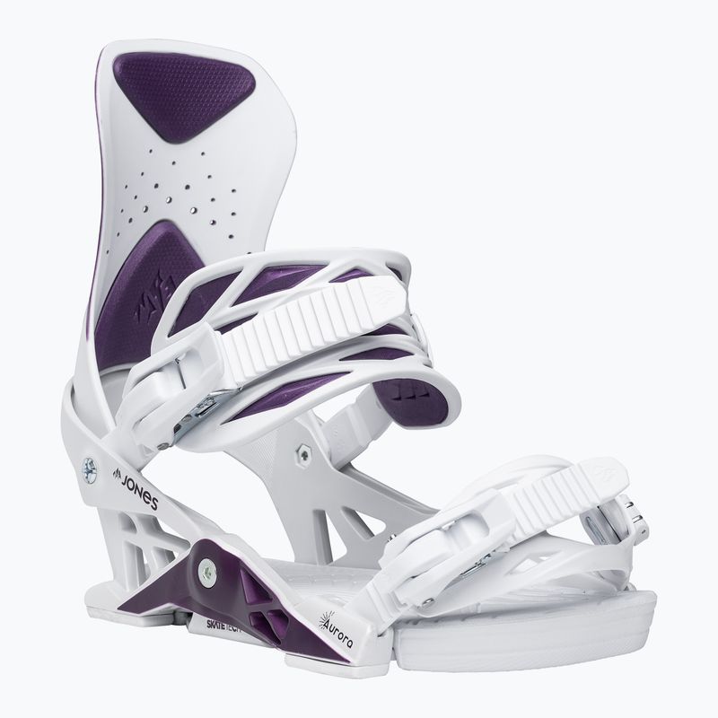 Women's snowboard bindings Jones Aurora deep purple white