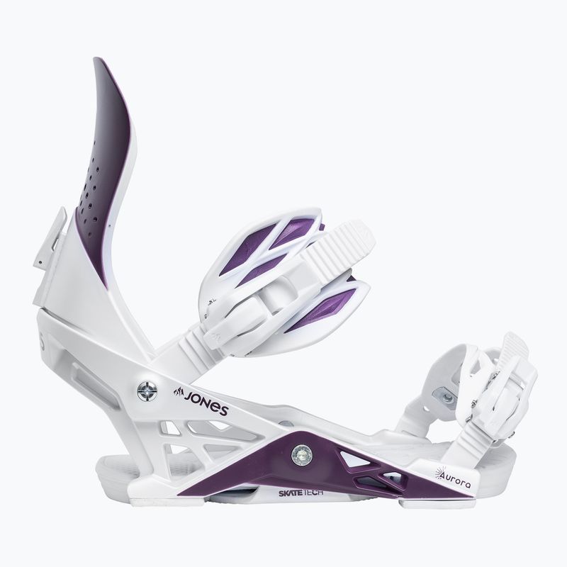 Women's snowboard bindings Jones Aurora deep purple white 2