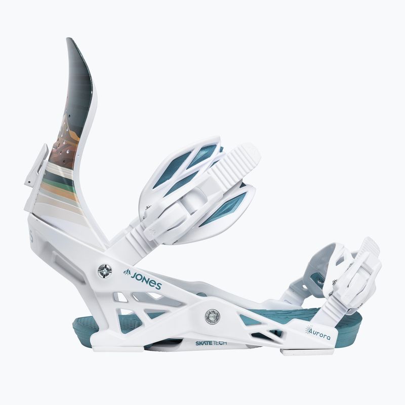 Women's snowboard bindings Jones Aurora annie brace white 2