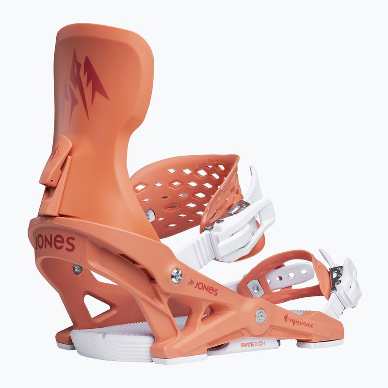 Women's snowboard bindings Jones Equinox deep coral 3
