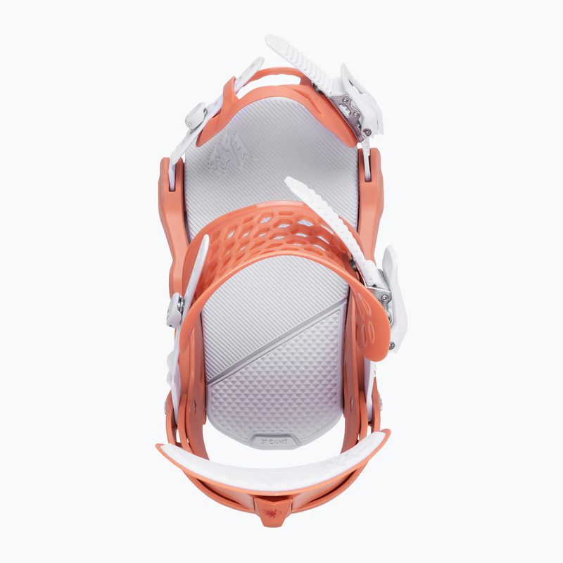 Women's snowboard bindings Jones Equinox deep coral 5