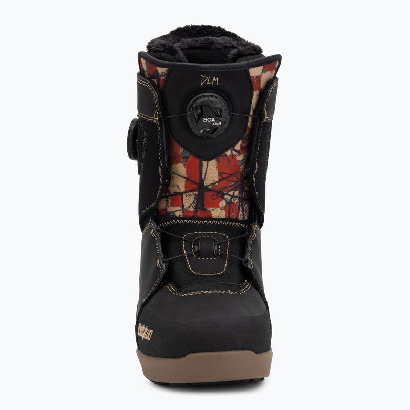 Women's snowboard boots ThirtyTwo Lashed Double Boa Melancon W'S '25 black/gum 4