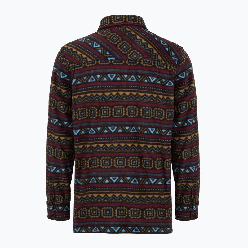 Men's shirt ThirtyTwo Rest Stop Zip Up maroon 2