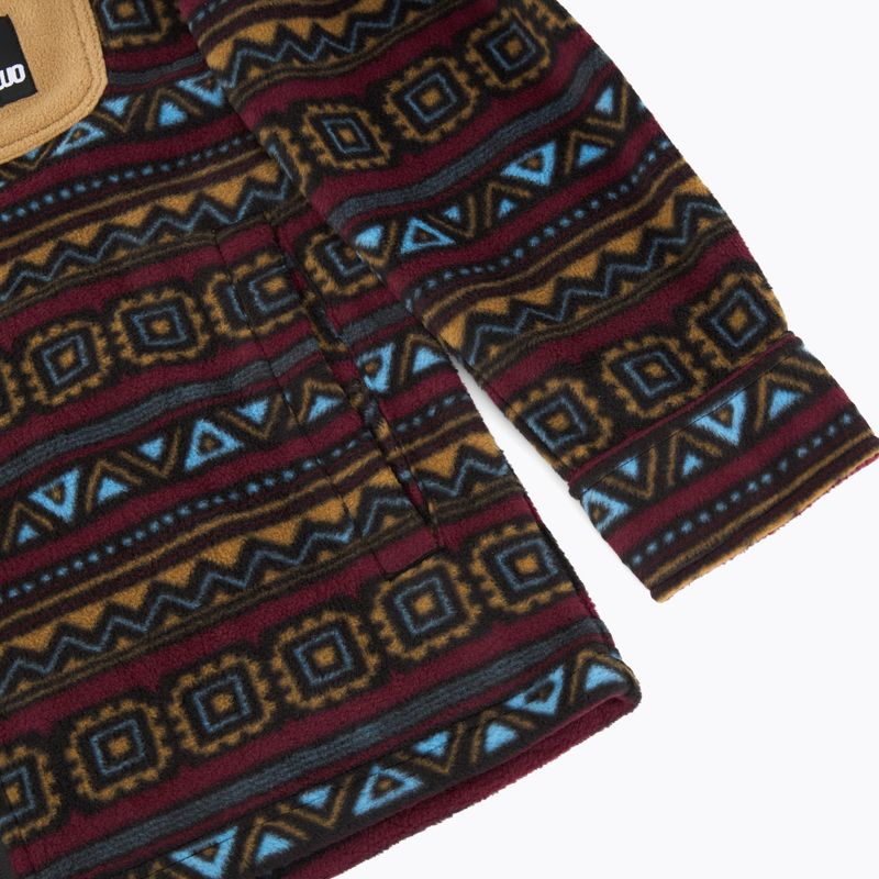 Men's shirt ThirtyTwo Rest Stop Zip Up maroon 4