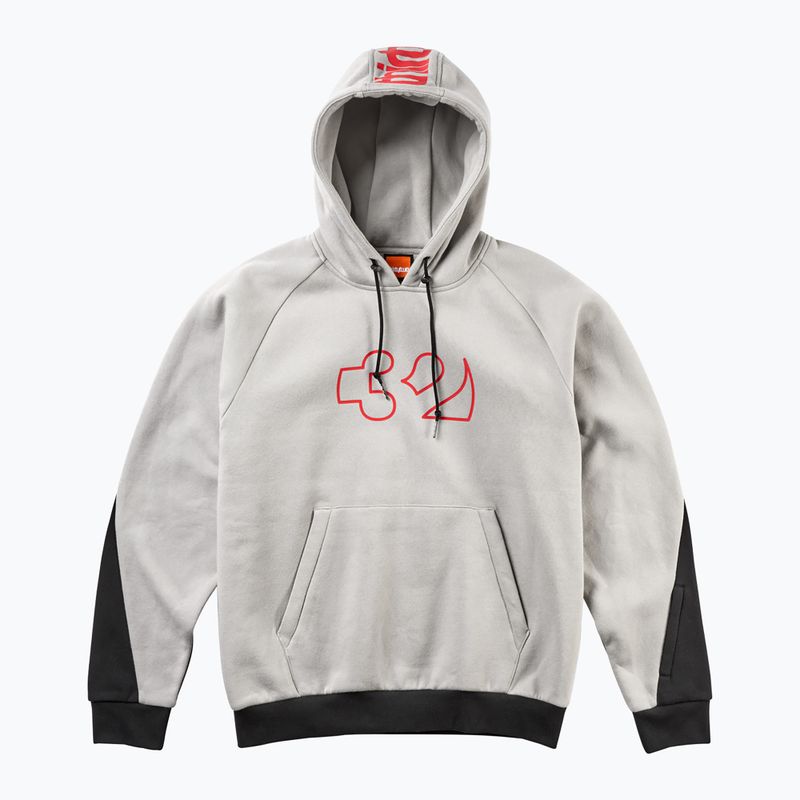 Men's sweatshirt ThirtyTwo Team Tech Hoodie cement