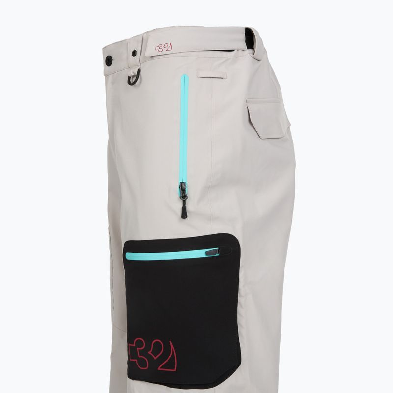 Men's snowboard trousers ThirtyTwo TM Recycled cement 4