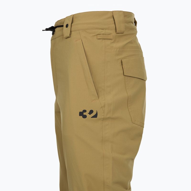 Men's snowboard trousers ThirtyTwo Wooderson khaki 3