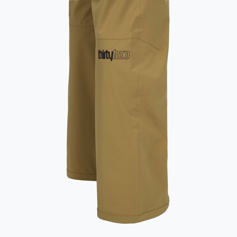 Men's snowboard trousers ThirtyTwo Wooderson khaki 4