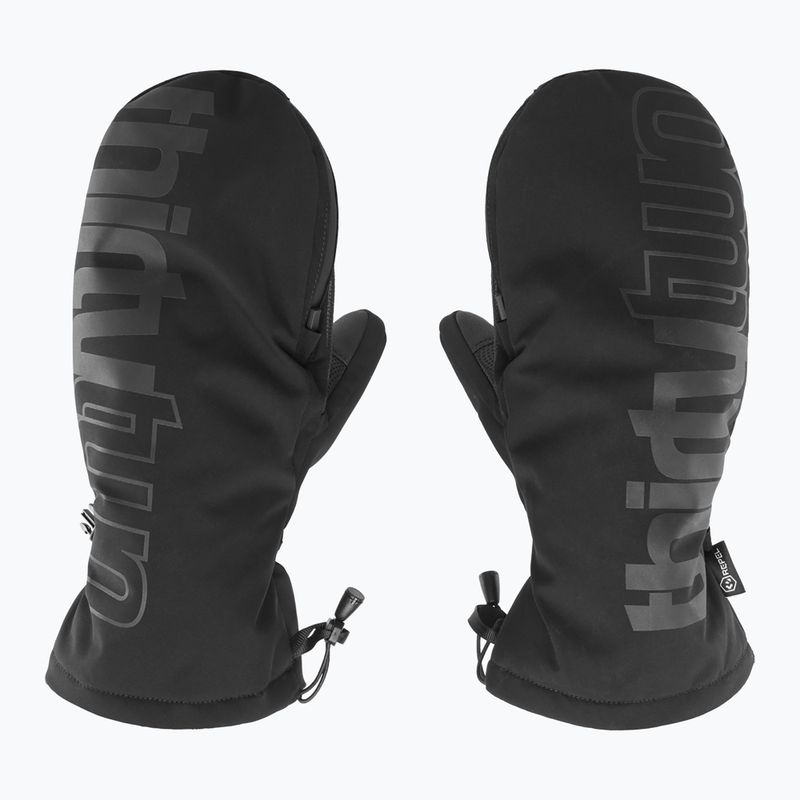 Men's snowboard gloves ThirtyTwo Corp Mitt black/black