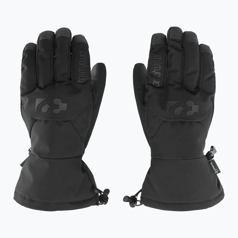 Men's snowboard gloves ThirtyTwo Lashed black/black