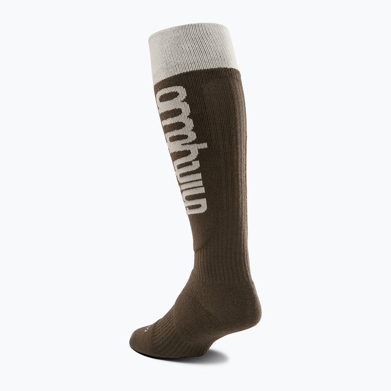Men's snowboard socks ThirtyTwo Jones Merino brown 2