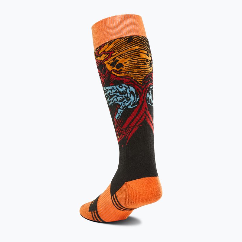 Men's snowboard socks ThirtyTwo 32 Merino orange 2