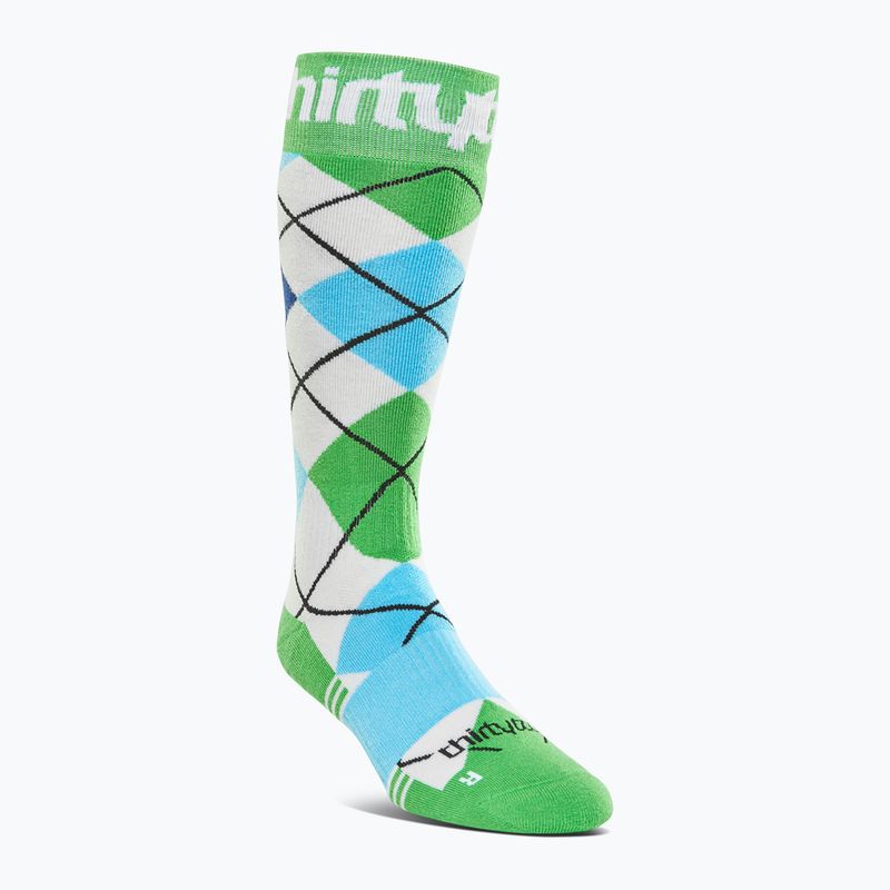 Men's snowboard socks ThirtyTwo Double green