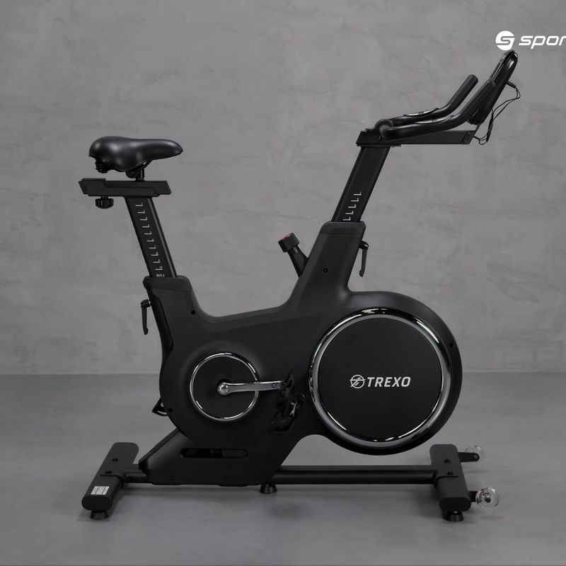 TREXO stationary bike black EB-500S 19