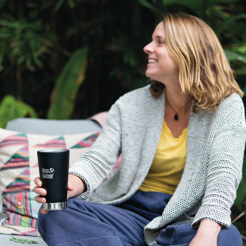 Klean Kanteen Tumbler Vacuum Insulated thermal mug black 4