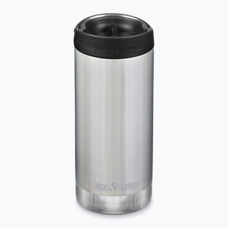 Klean Kanteen TKWide Cafe Cap 355 ml brushed stainless steel thermal mug