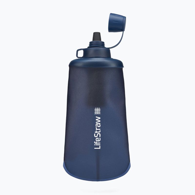 Lifestraw Peak Squeeze travel bottle 650ml navy blue LSPSFMLMBWW 3