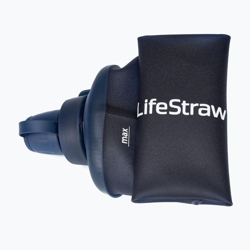 Lifestraw Peak Squeeze travel bottle 650ml navy blue LSPSFMLMBWW 4