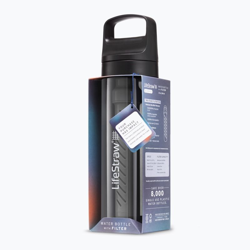 Lifestraw Go 2.0 travel bottle with filter 650 ml black 3