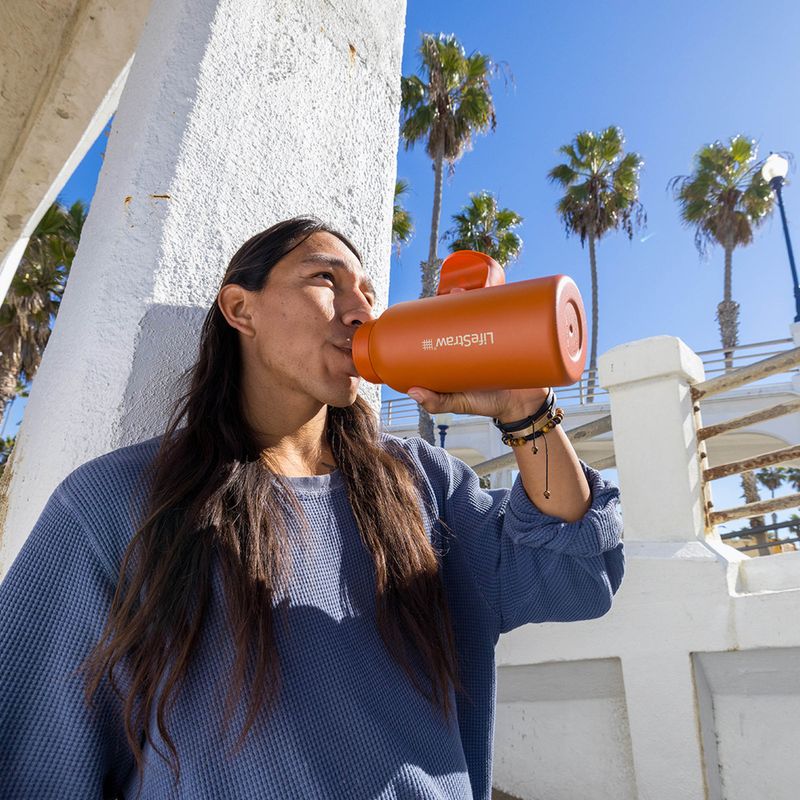 Lifestraw Go 2.0 Steel travel bottle with filter 1 l kyoto orange 5